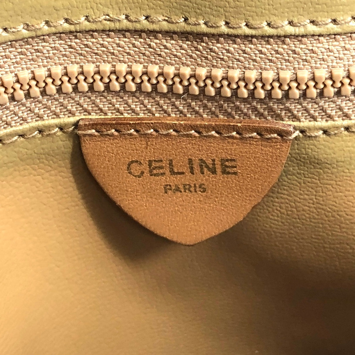 CELINE Macadam Horse Bit Shoulder bag Brown Vintage w7if2s