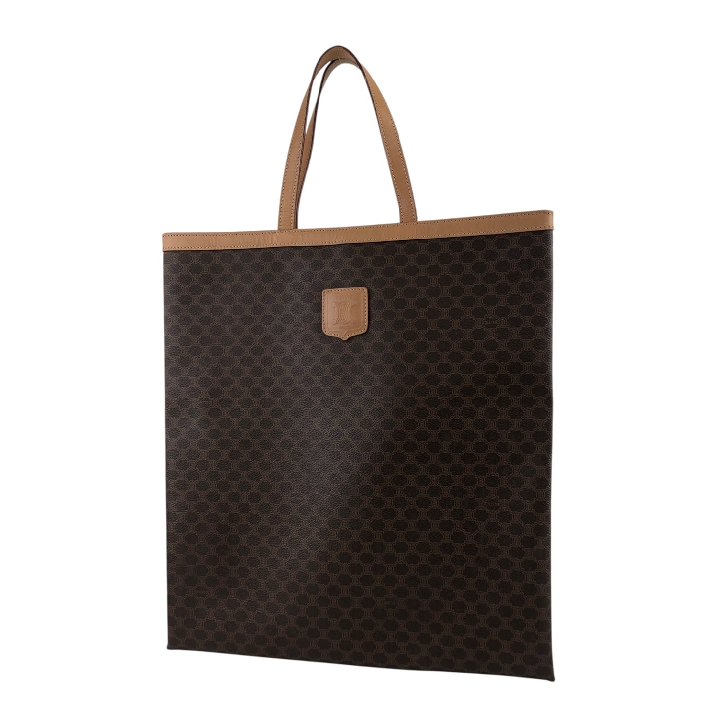 CELINE Macadam Blason Totebag Brown Vintage ppb7ty
