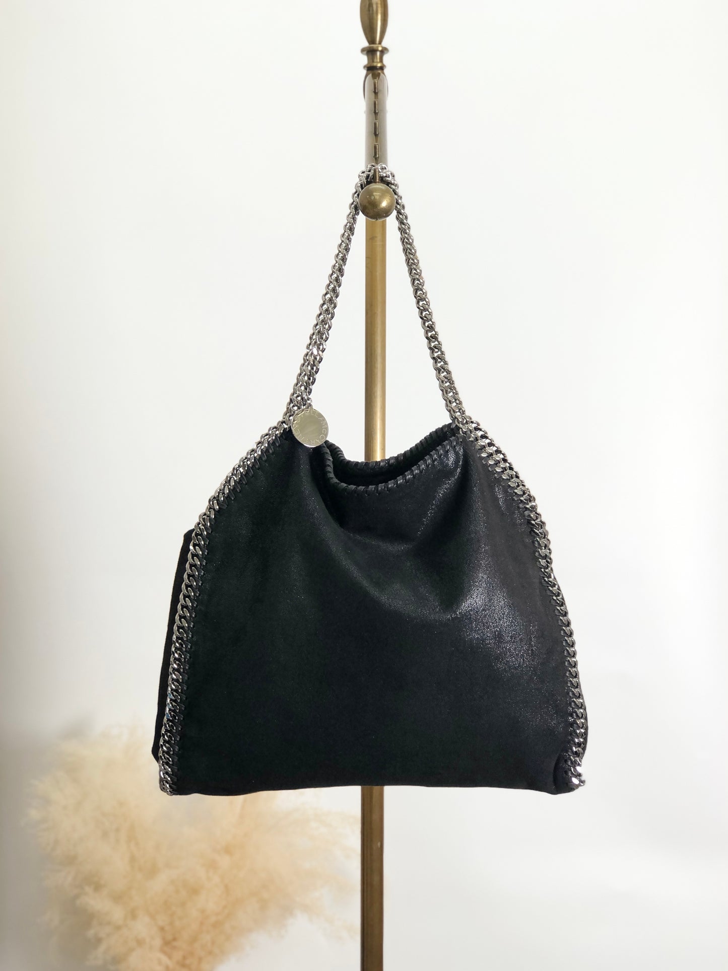 Stella McCartney Chain Shoulder bag Black Vintage nwywba