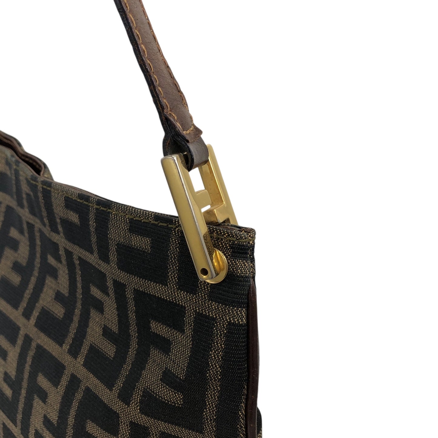 FENDI Zucca Shoulder bag Brown Vintage si43ga
