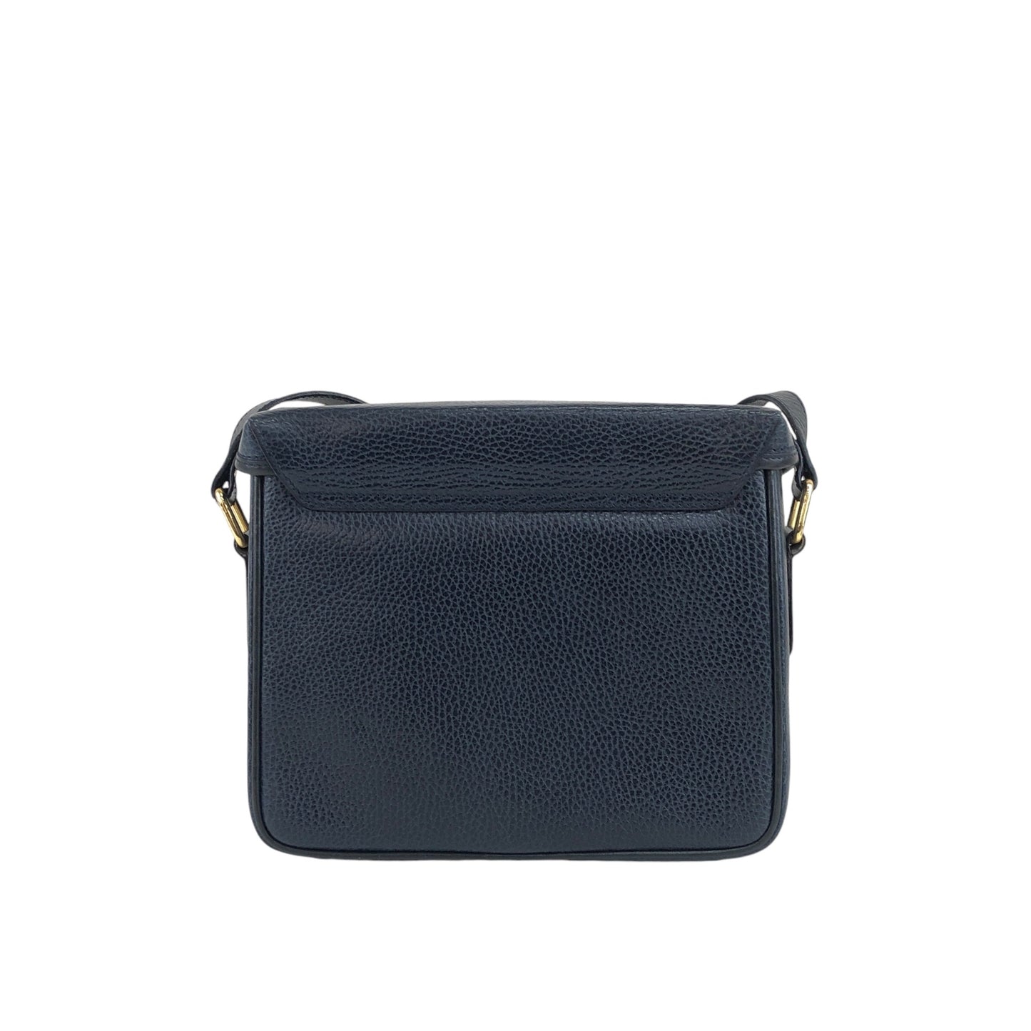 CELINE Horse Carriage Shoulder bag Navy Vintage ahfkd8