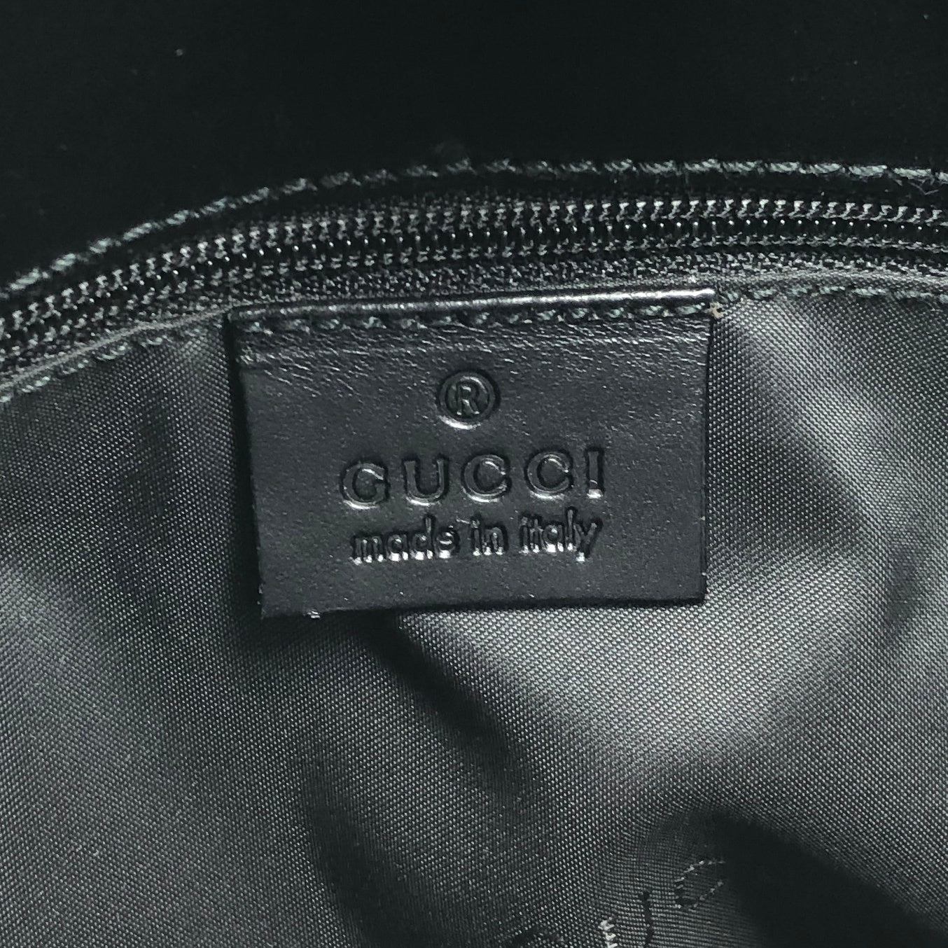 GUCCI Jackie Two-way Handbag Shoulder bag Black Vintage 4e6ara