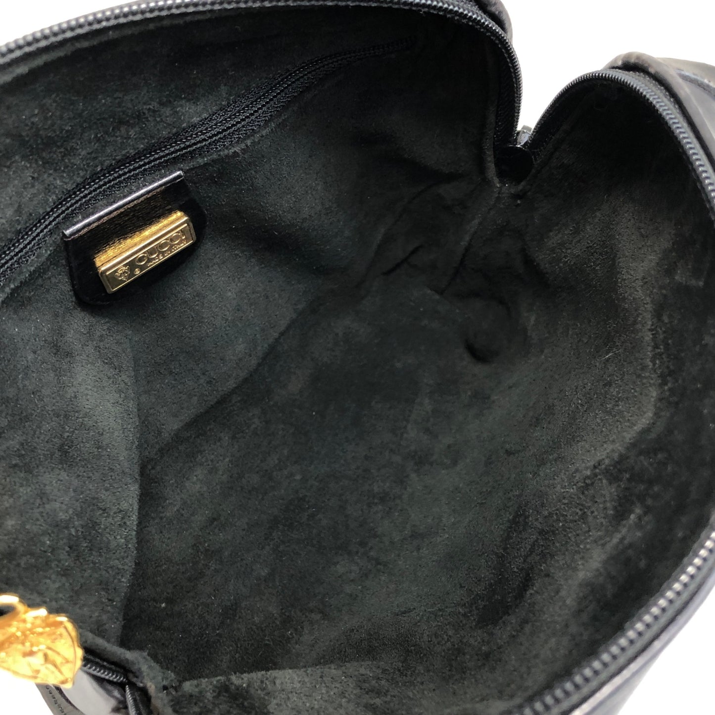 GUCCI GG Logo Shoulder bag Black Vintage jga7iz