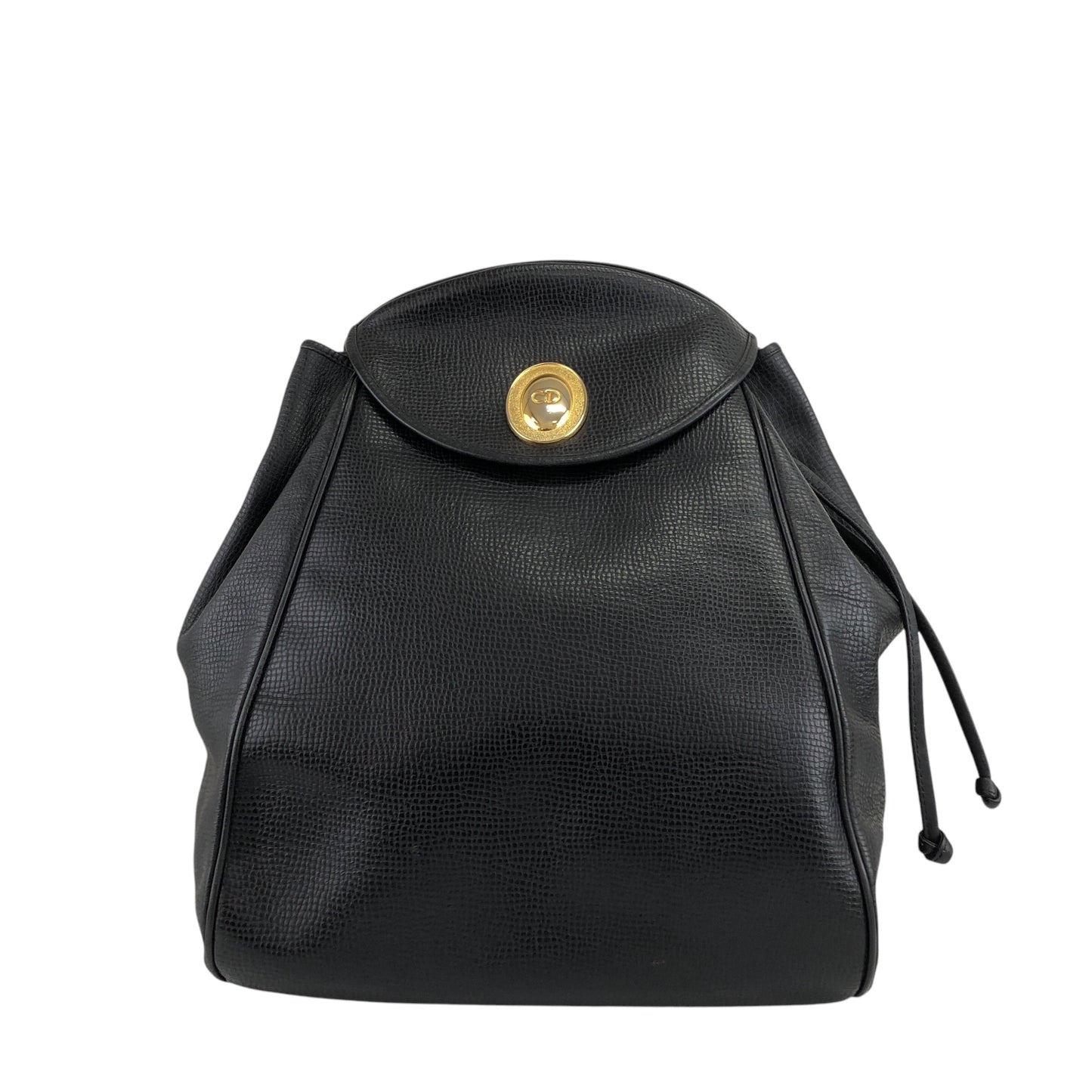Christian Dior CD Logo Backpack Black Vintage nrnd3i