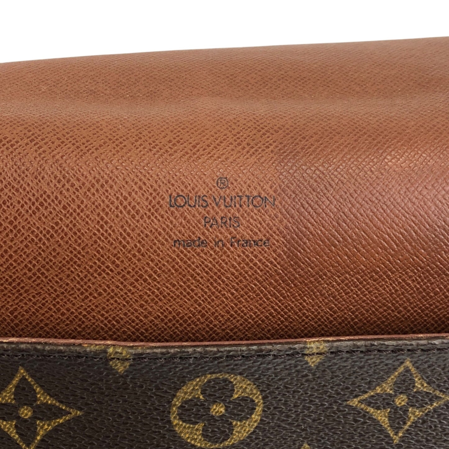 LOUIS VUITTON Monogram Shoulder bag Brown Vintage ga4vru