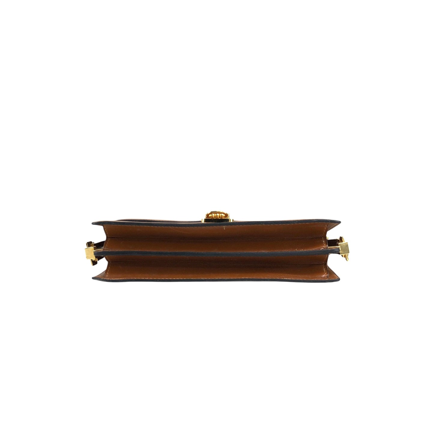 CELINE Horse Bit 肩背包 棕色 復古 zjkkfe