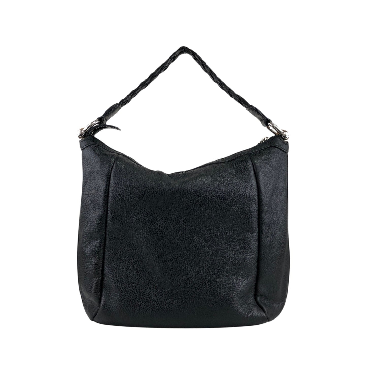 GUCCI Bamboo Shoulder bag Black Vintage a4vpvh