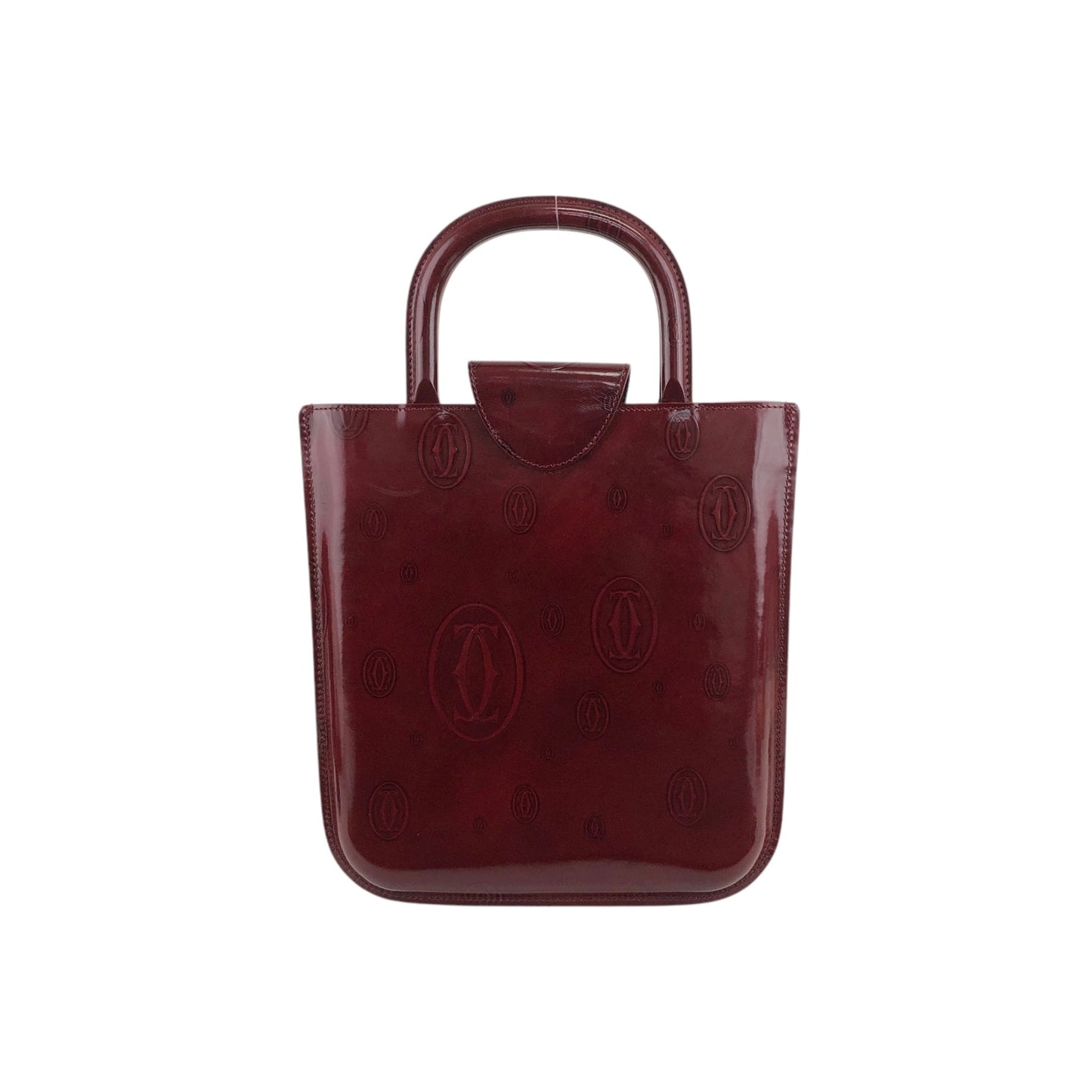 Cartier Handbag Red Vintage 6ntyn7