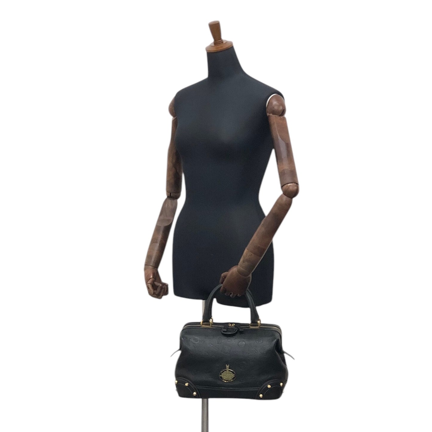 LOEWE Handbag Boston bag Black Vintage cx5sz7
