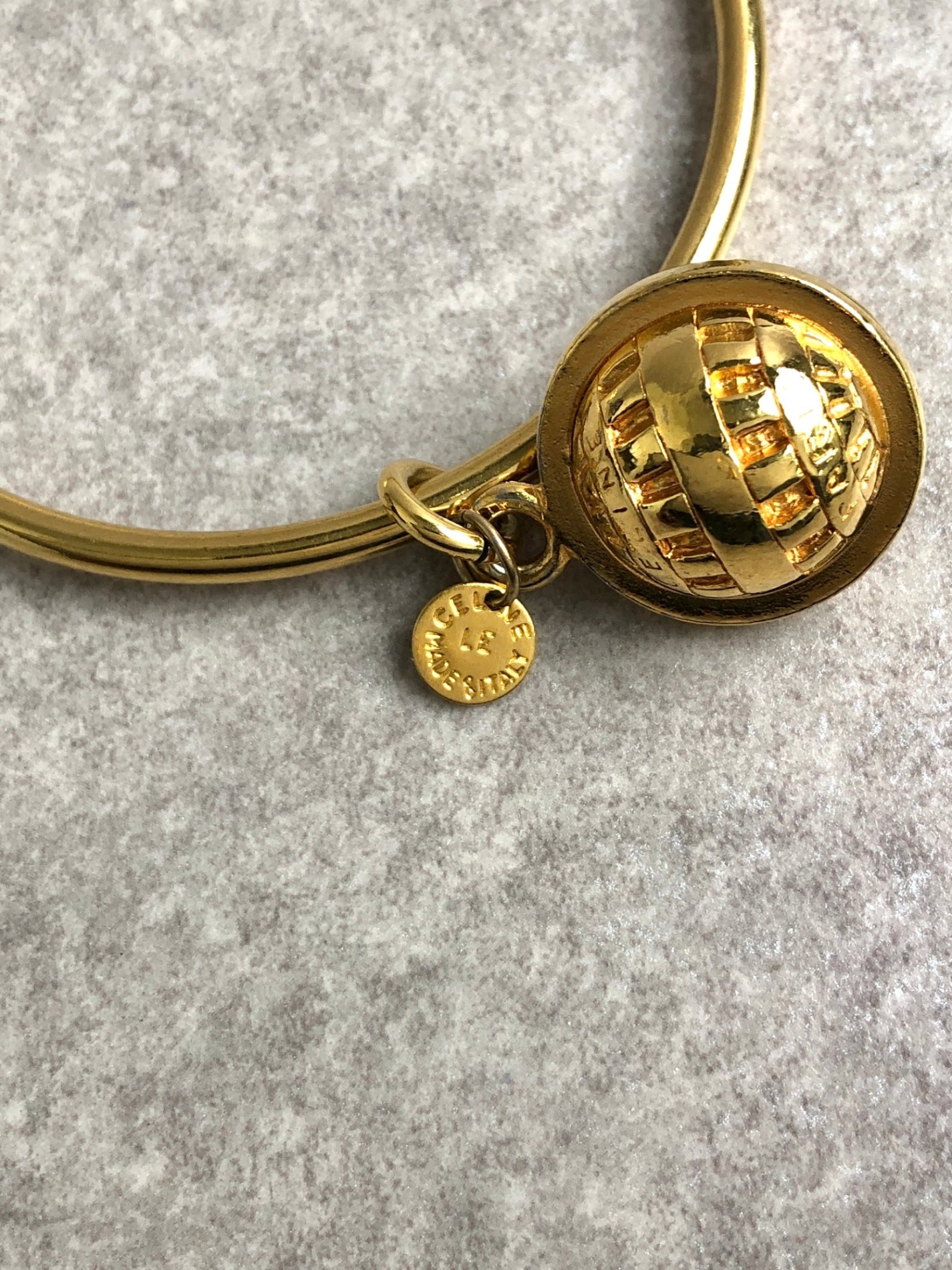 CELINE 串珠手鍊 金色 復古 4utjv3