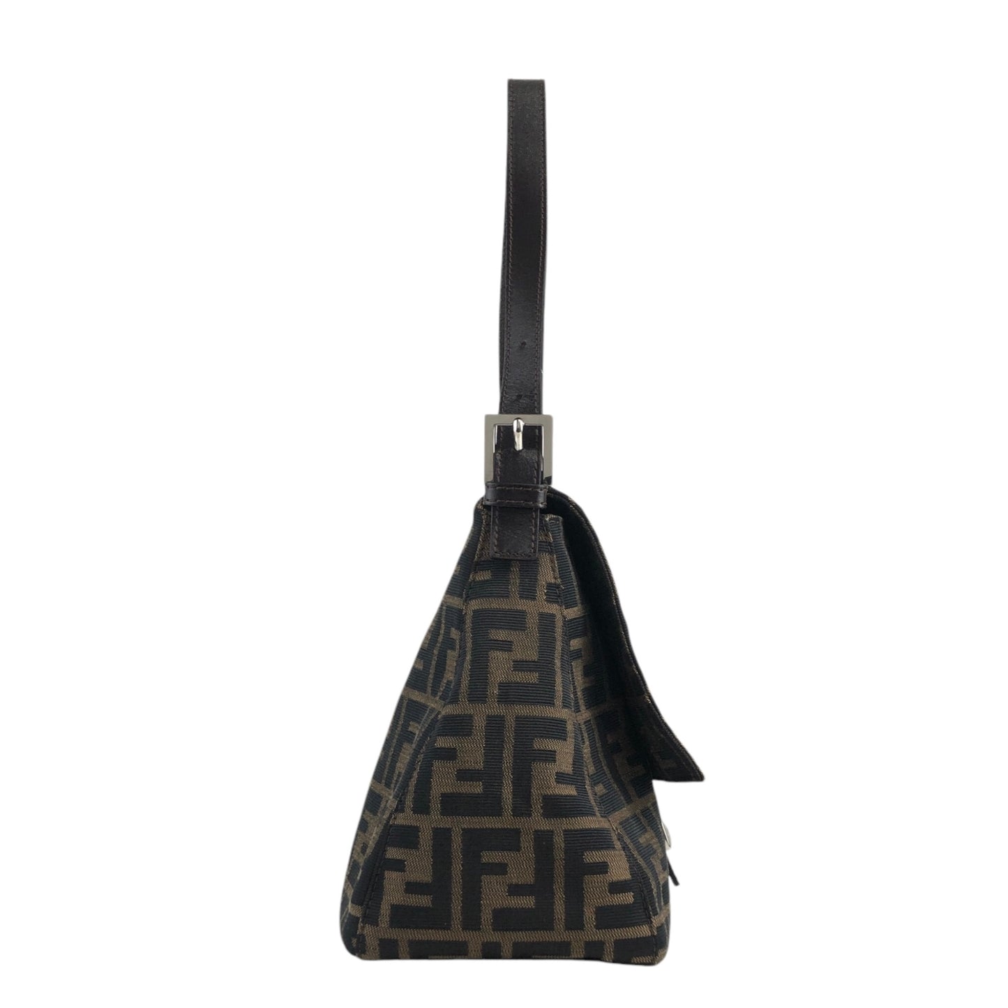 FENDI Zucca Shoulder bag Brown Vintage uipu4g