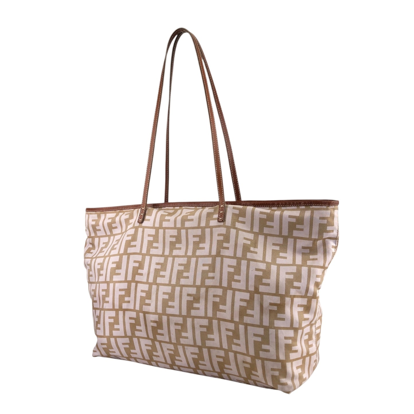 FENDI Zucca Totebag Beige Vintage knpjzs