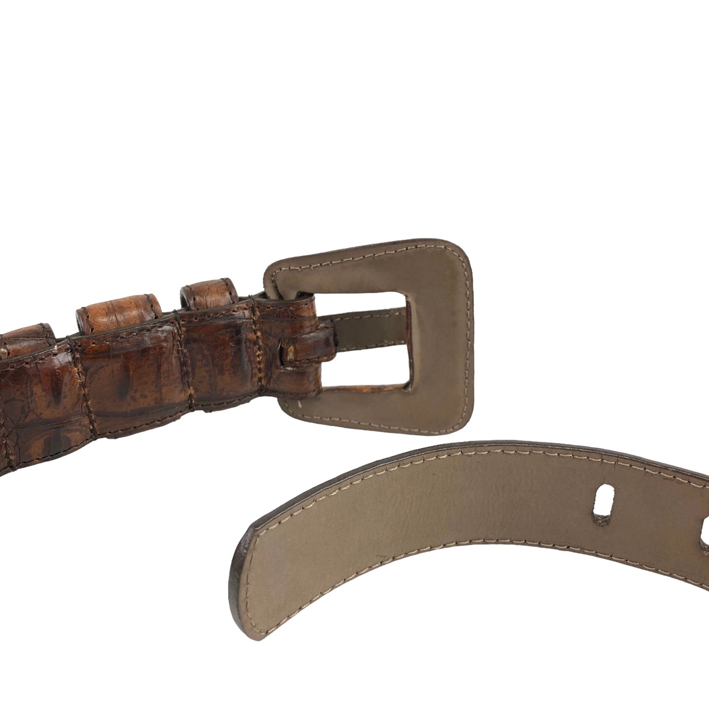 LOEWE Anagram Belt Brown Vintage 6d3xww
