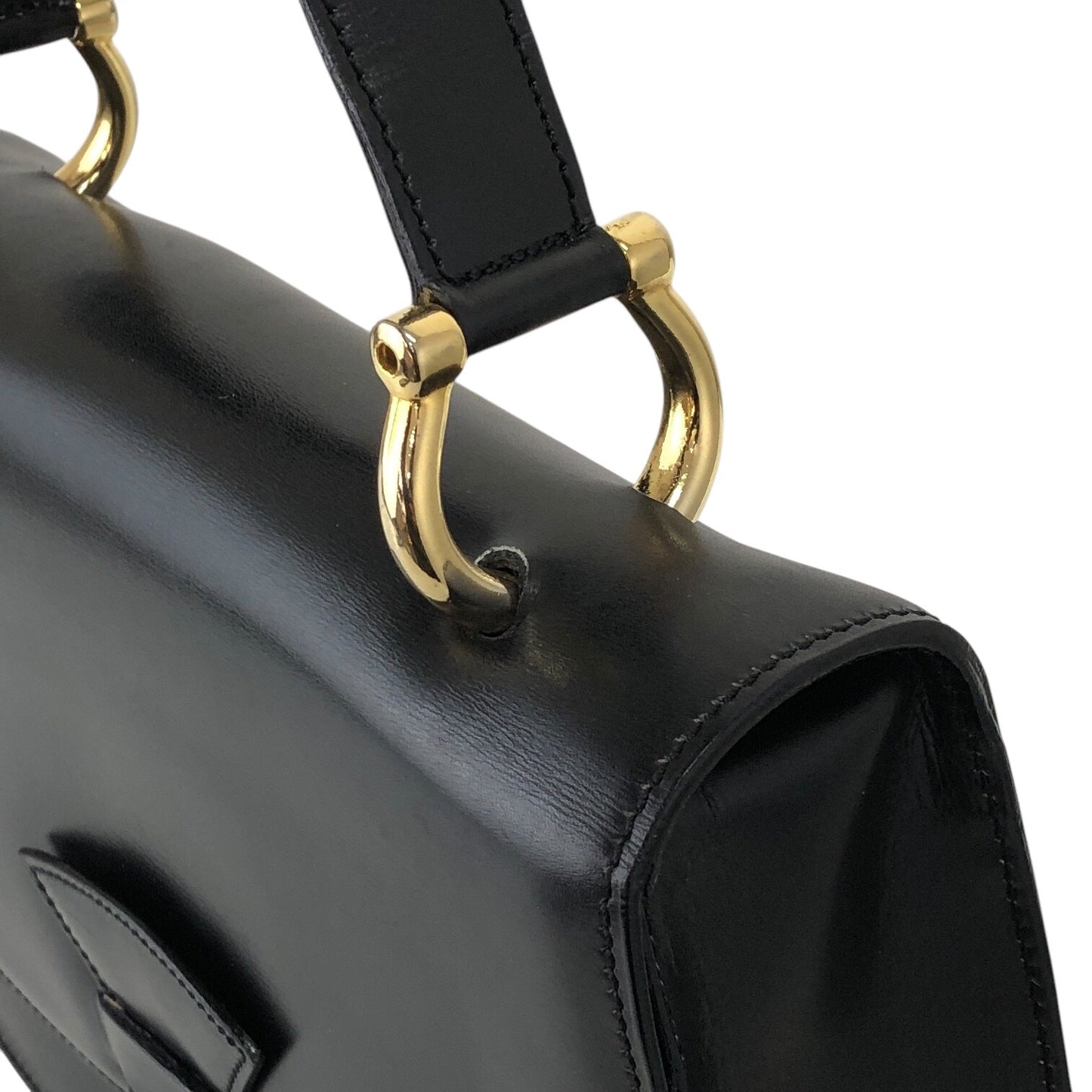 CELINE Horse Bit 肩背包 黑色 復古 zfwpa8