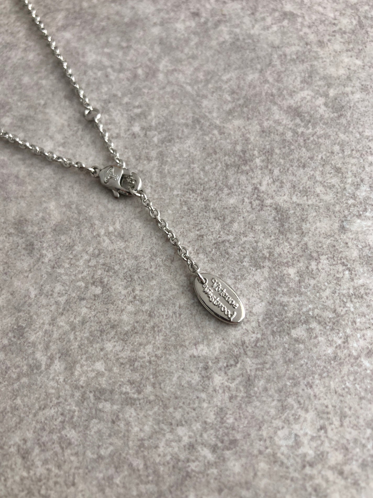 Vivienne Westwood Necklace Silver 169164 Vintage yb3aig