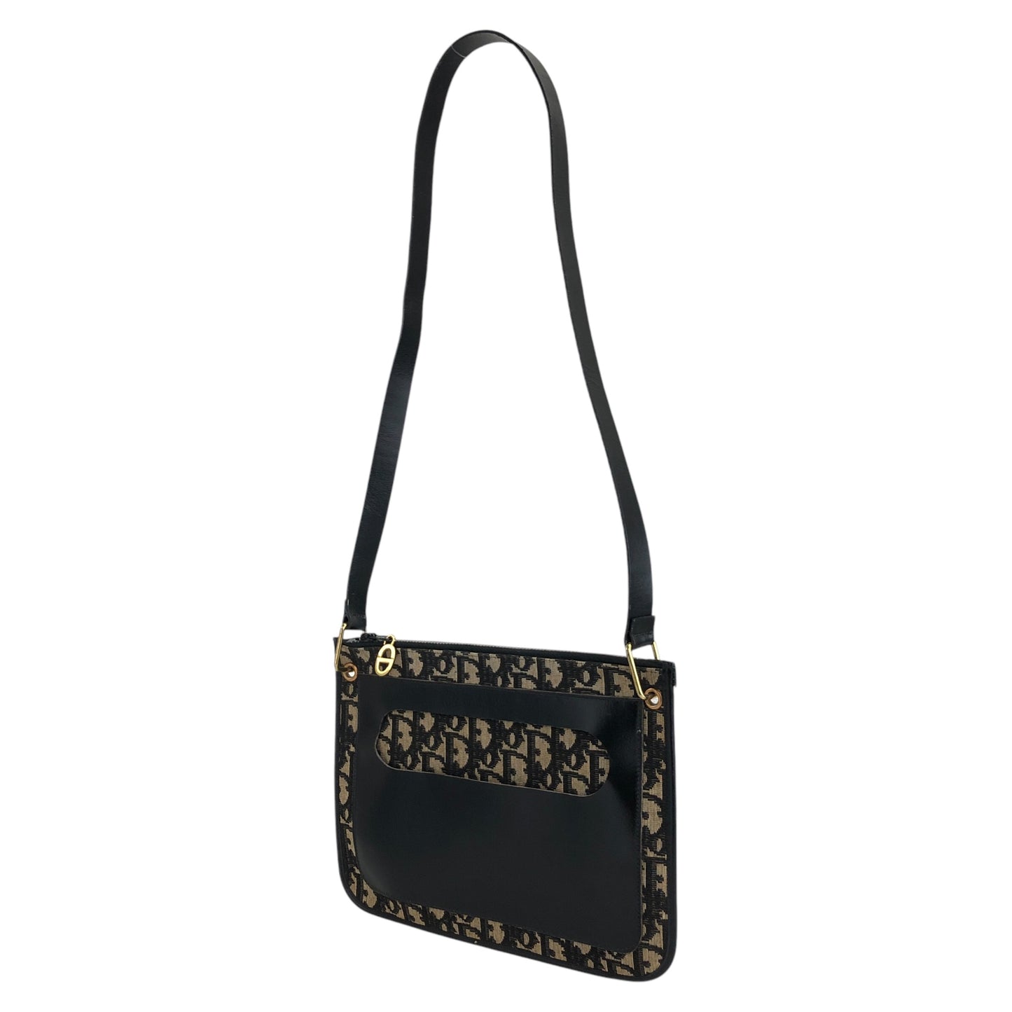 Christian Dior Trotter 肩背包 黑色 復古 z8apv6