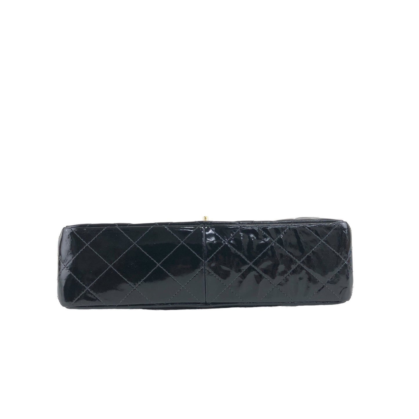 CHANEL Matelasse Coco Mark 手提包黑色復古 kdmcy3