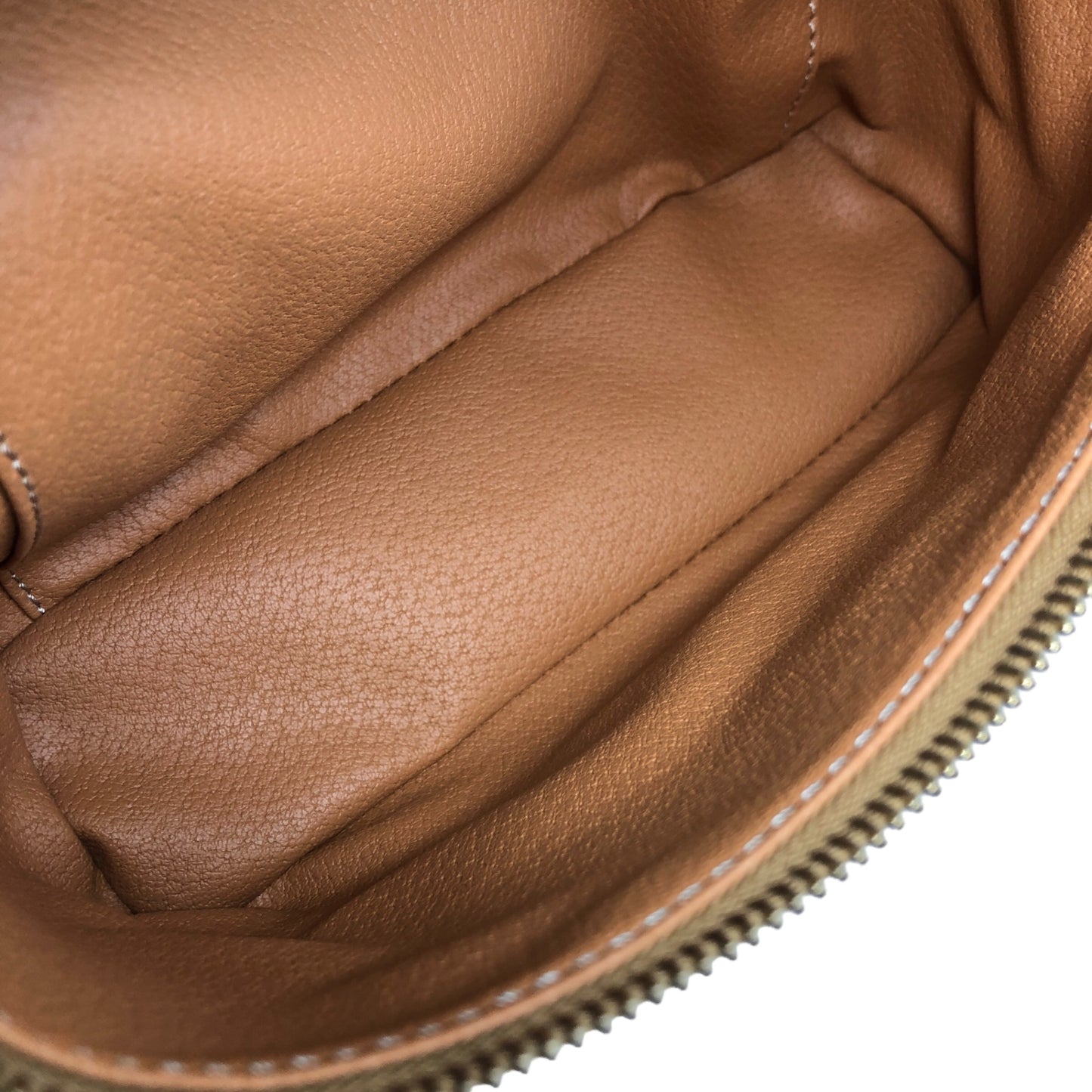 CELINE Macadam Blason Handbag Vanity bag Brown Vintage vekvc3