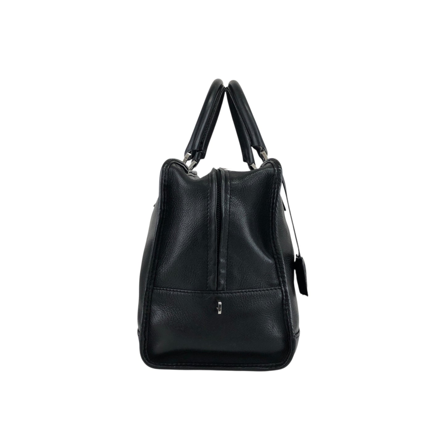 LOEWE Amazona28 Anagram Handbag Boston bag Black Vintage z3tif8