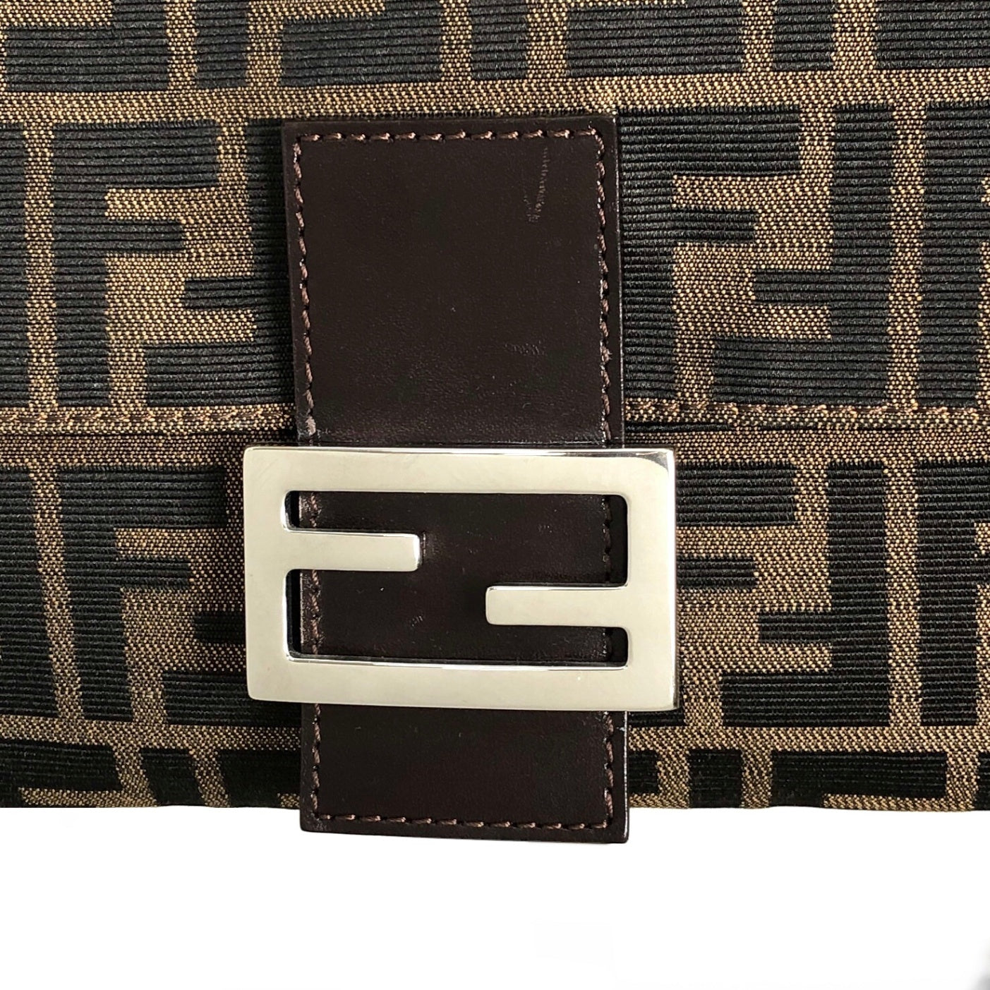 FENDI Zucca Shoulder bag Brown Vintage uipu4g