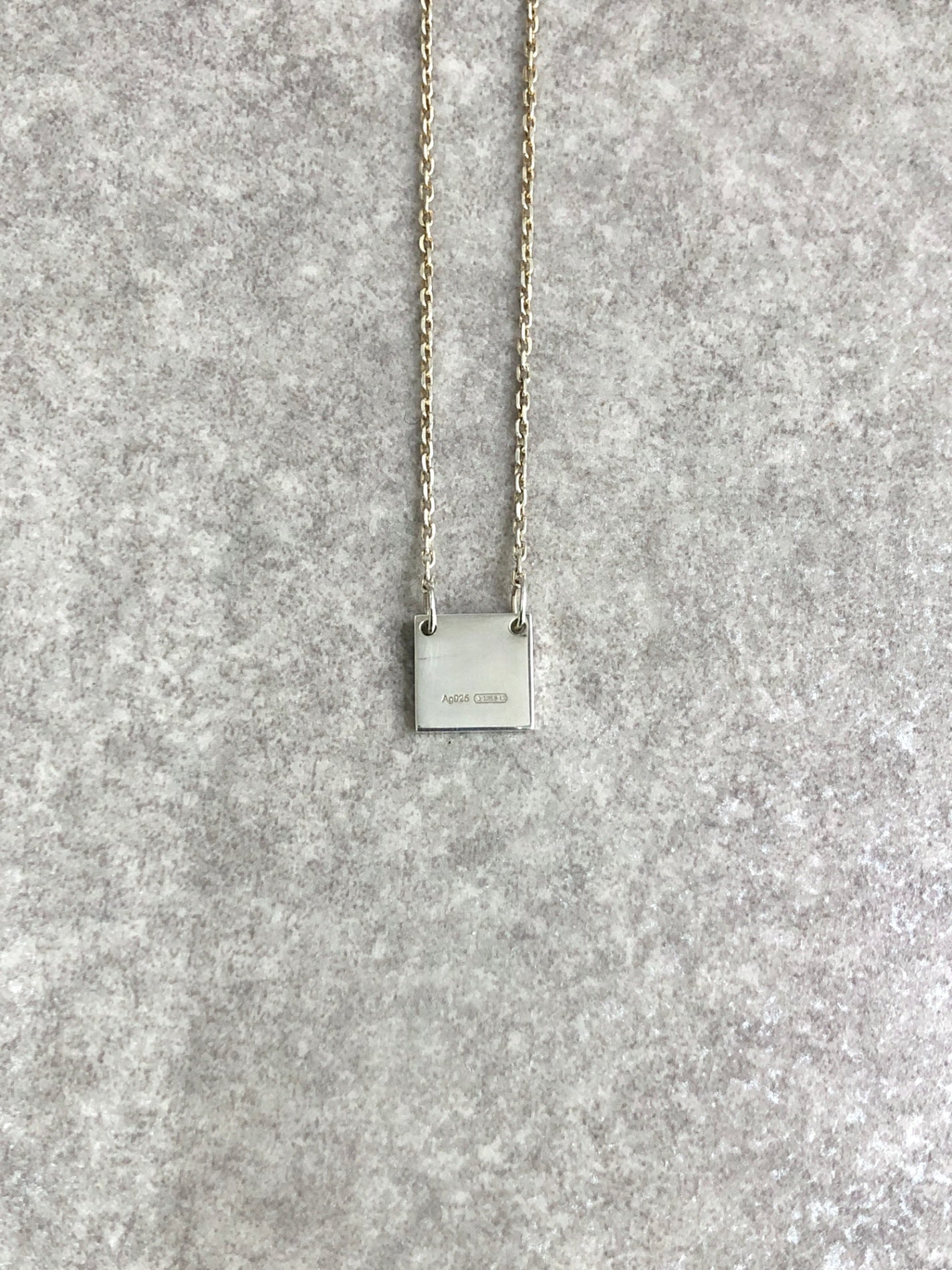 GUCCI 標誌項鍊 銀 SILVER925 復古 78tegk