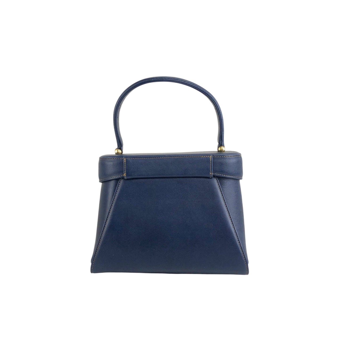 VALENTINO GARAVANI Top Handle Handbag Blue Vintage d5kjkj