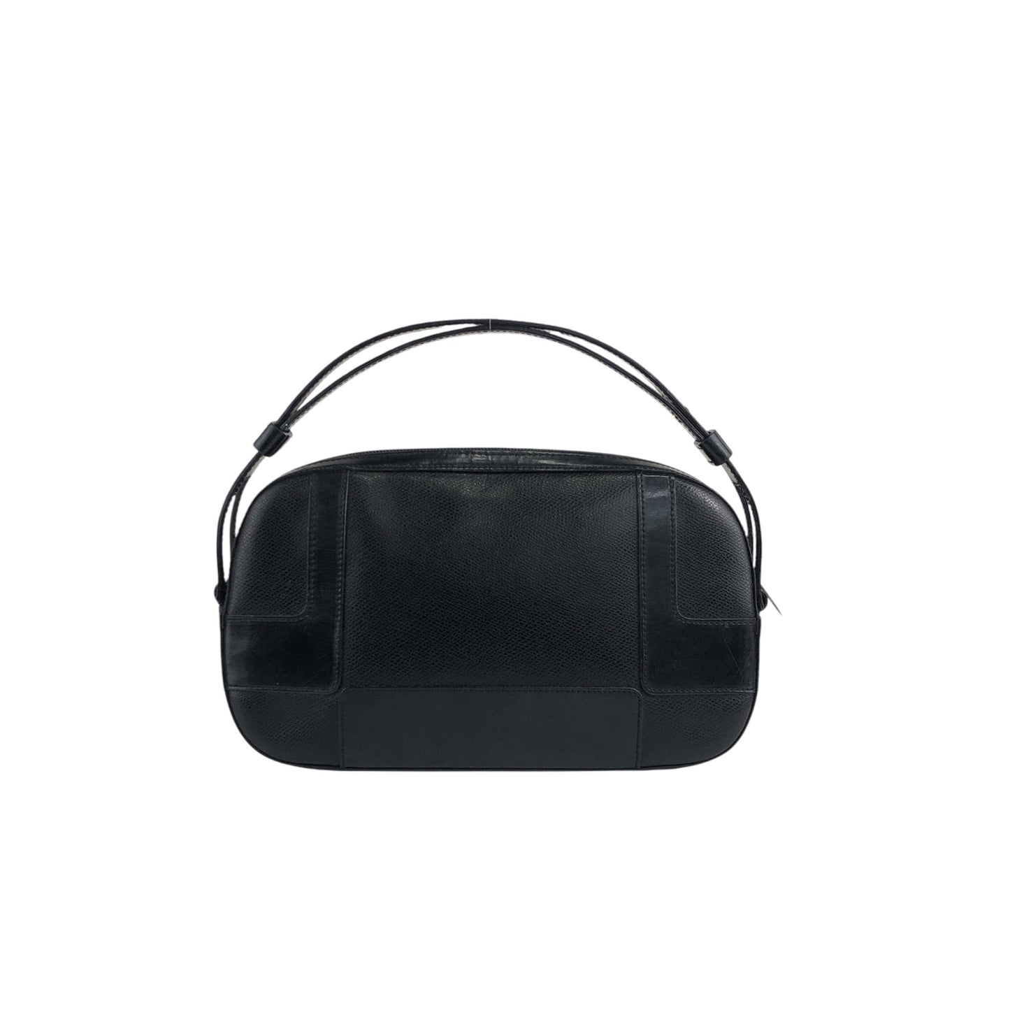 GIVENCHY Logo Embossed Handbag Black Vintage 535hez