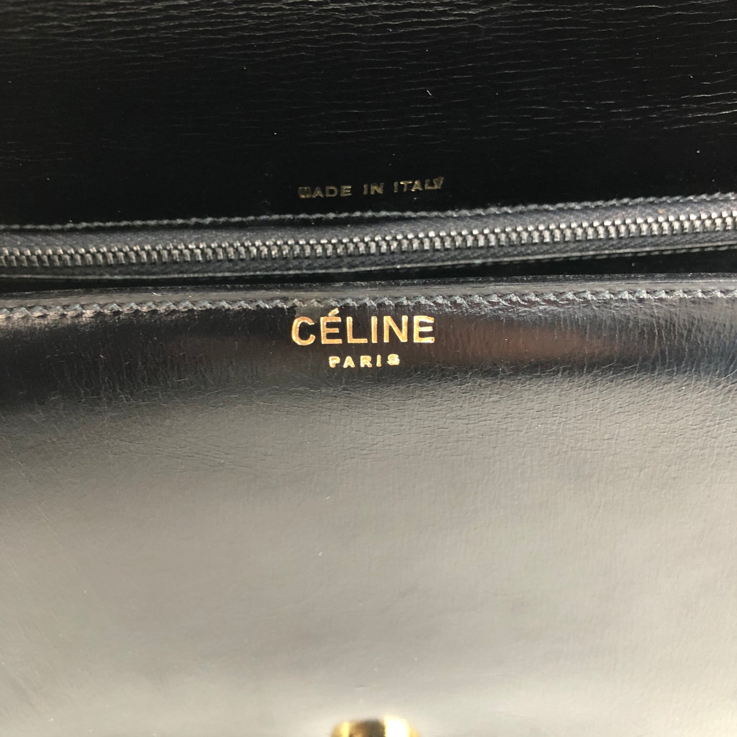 CELINE Blason 肩背包 黑色 復古 fxkh5k