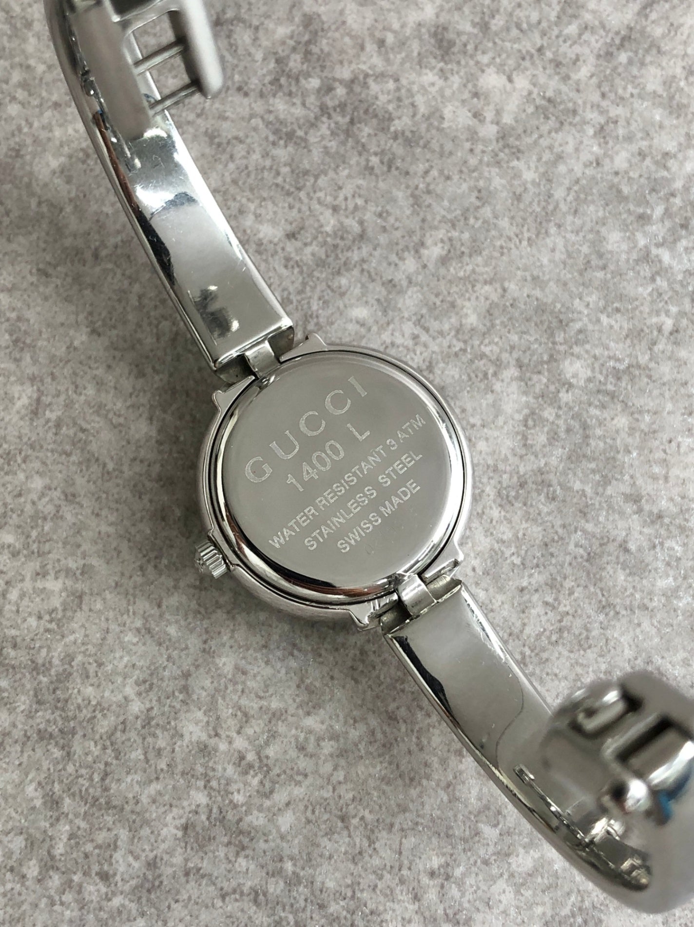 GUCCI Quartz Watch Silver 1400LVintage 8ruzxt