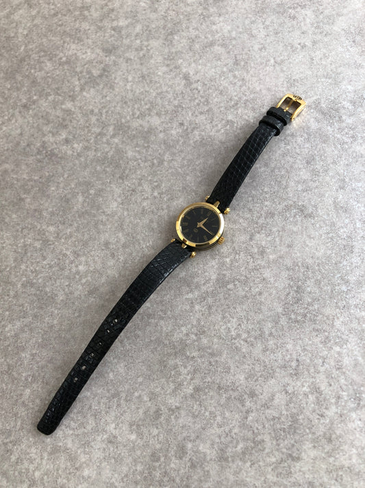 GUCCI Quartz Watch Black Vintage 3jp5pd