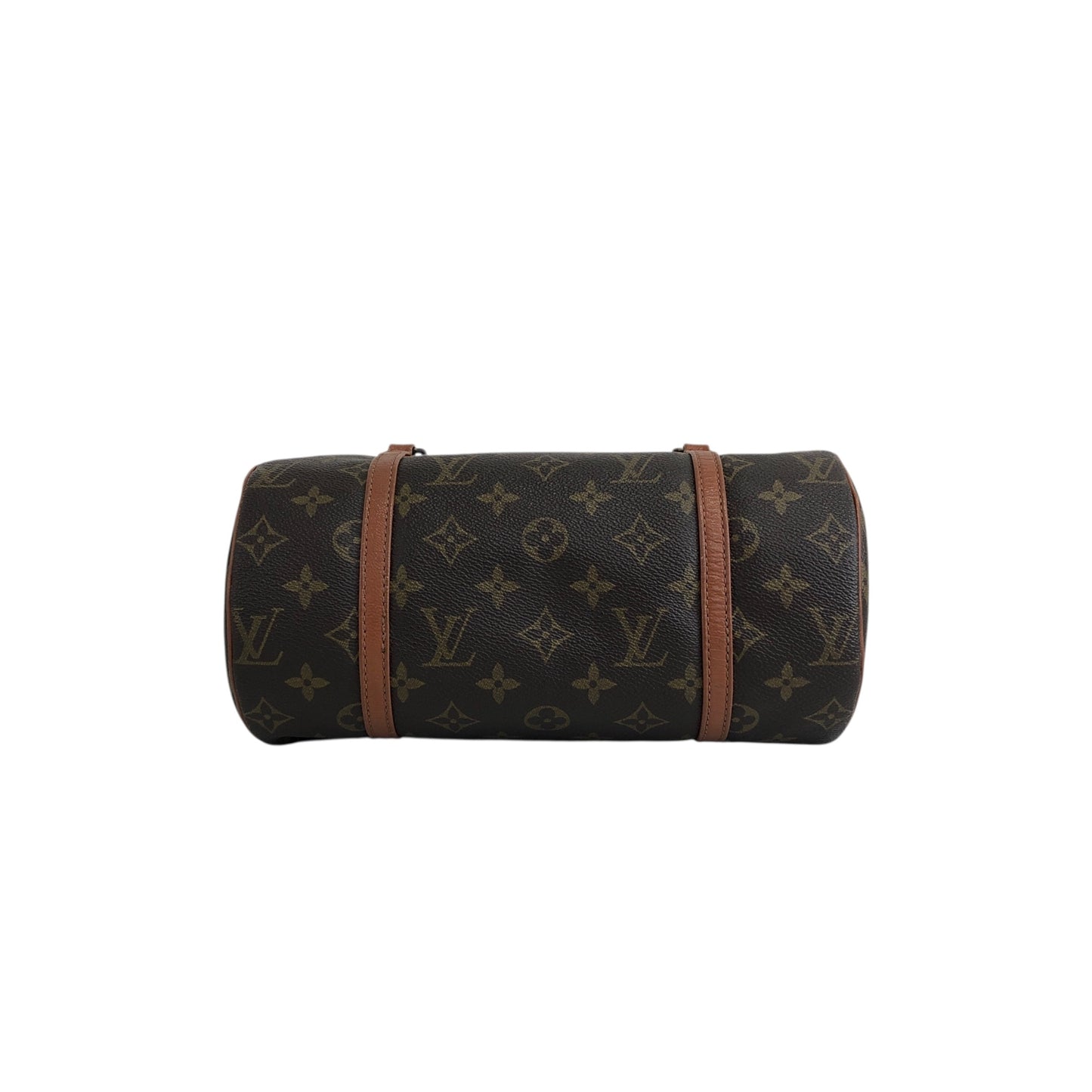 LOUIS VUITTON Monogram Handbag Brown Vintage m5my8g