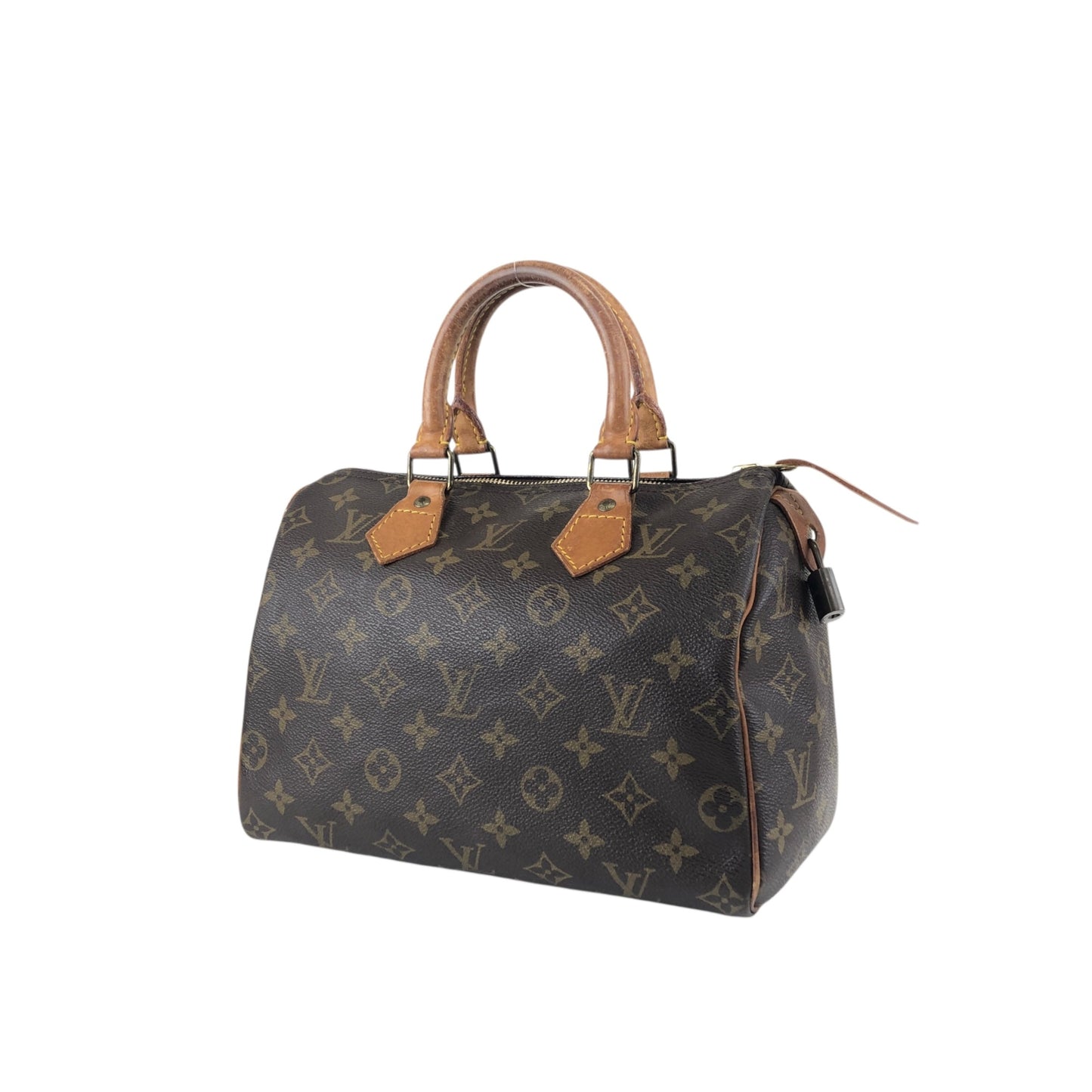 LOUIS VUITTON Monogram Small Boston bag Handbag Brown Vintage 7ppyum