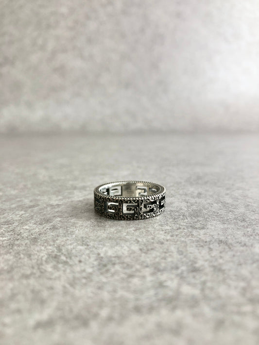 GUCCI SILVER925 Ring Silver Vintage sw4x8d