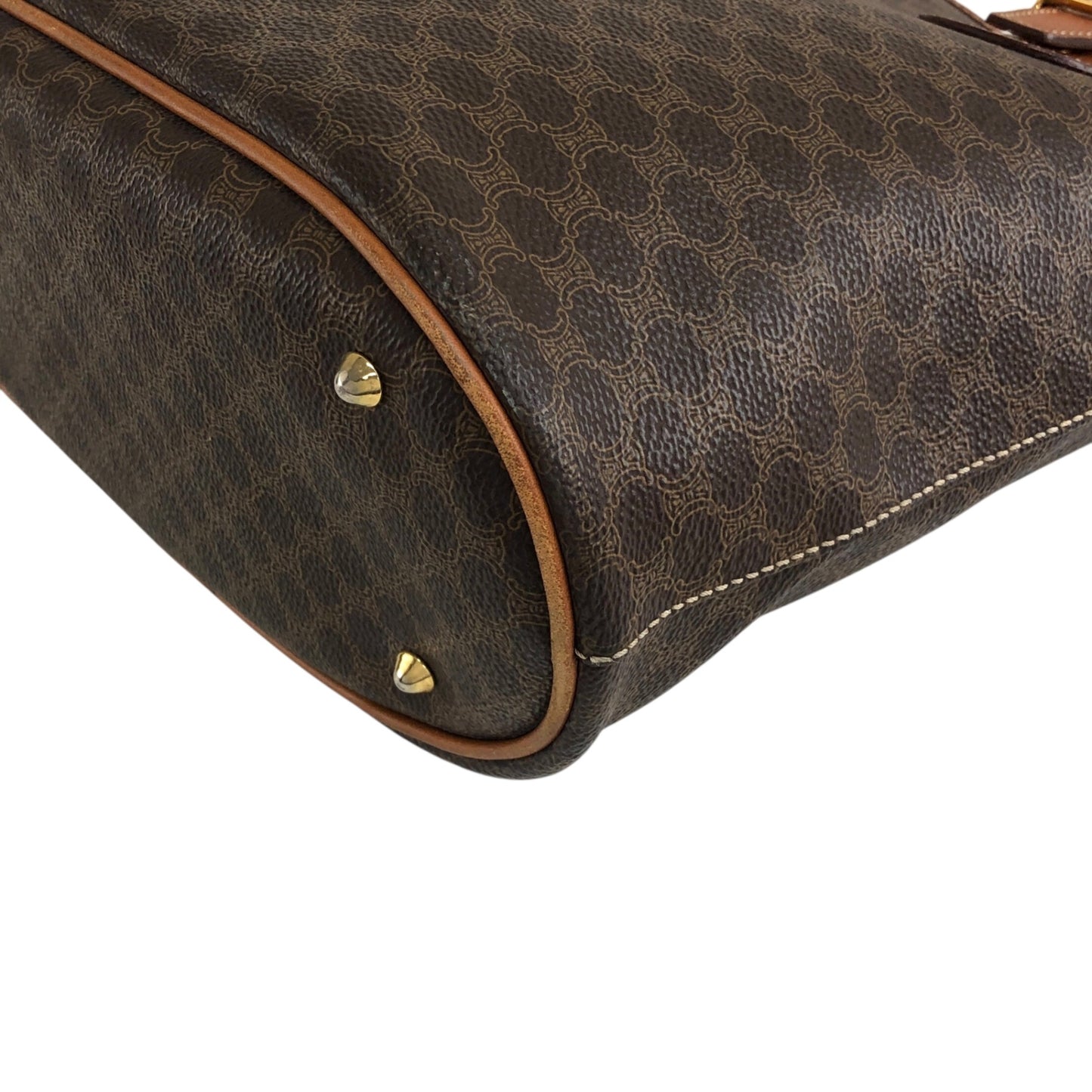 CELINE Macadam Blason Totebag Brown Vintage 4tv5ky