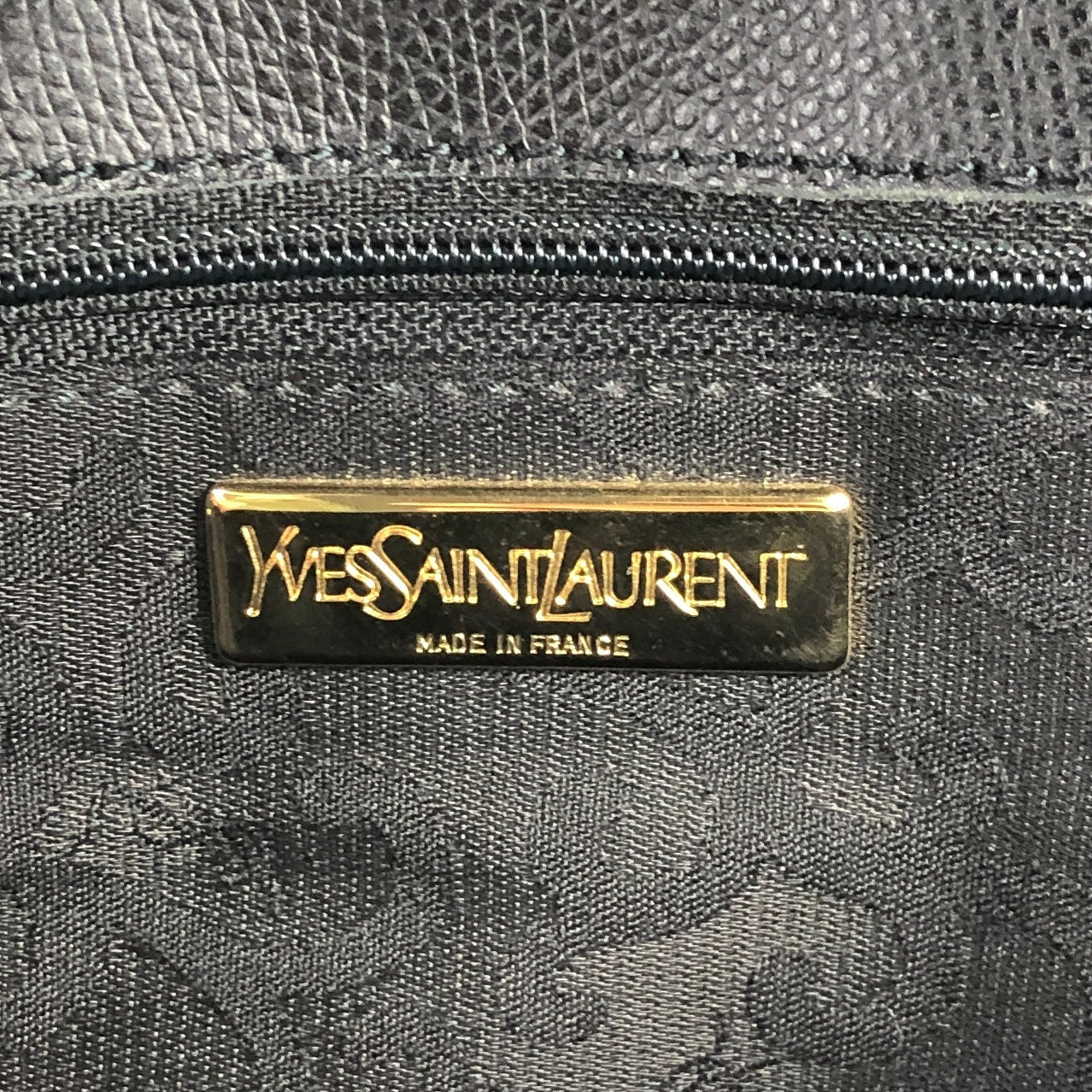 Yves Saint Laurent YSL Logo 單肩包 黑色 復古 cmeran