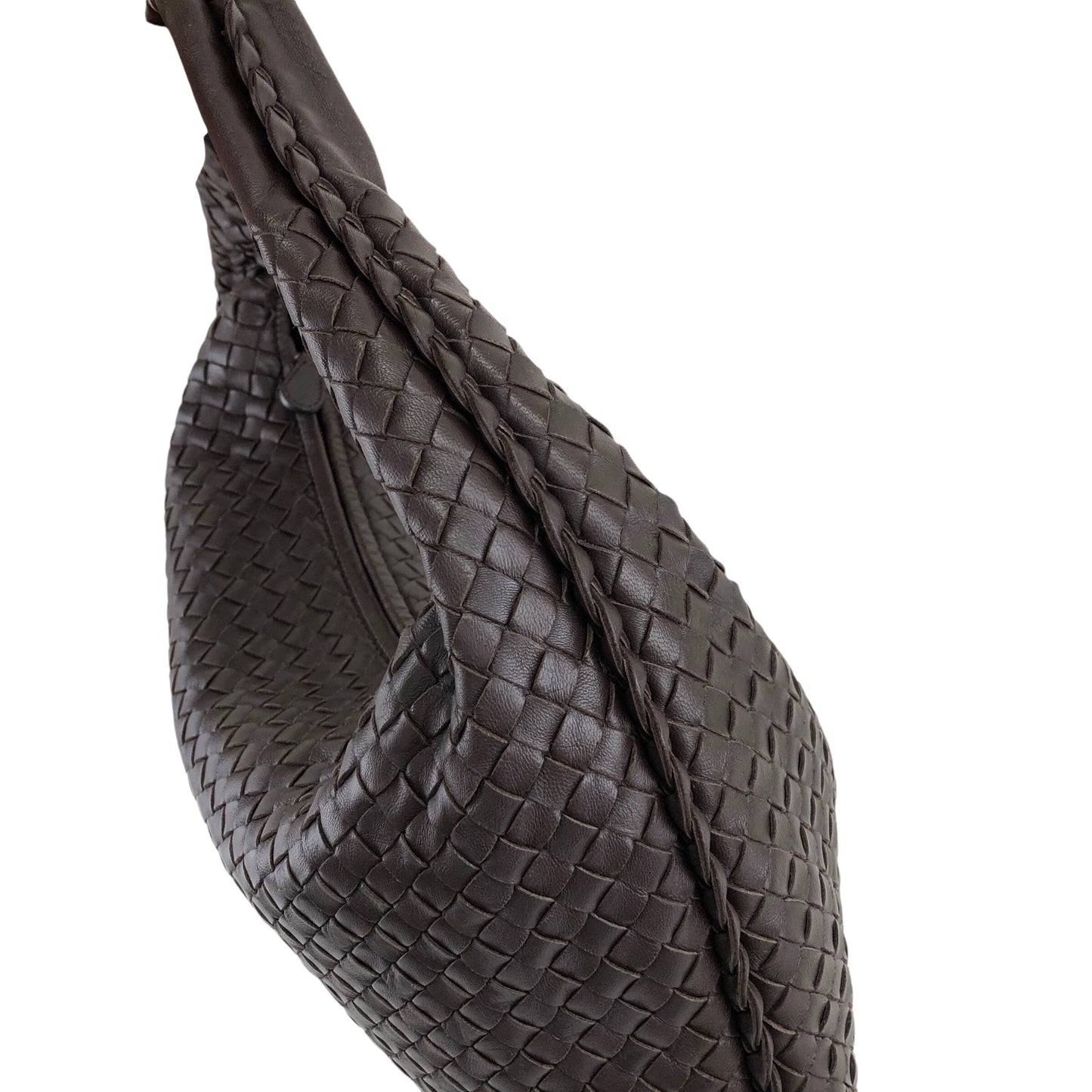 Bottega Veneta Intrecciato Shoulder bag Brown Vintage ugpenb