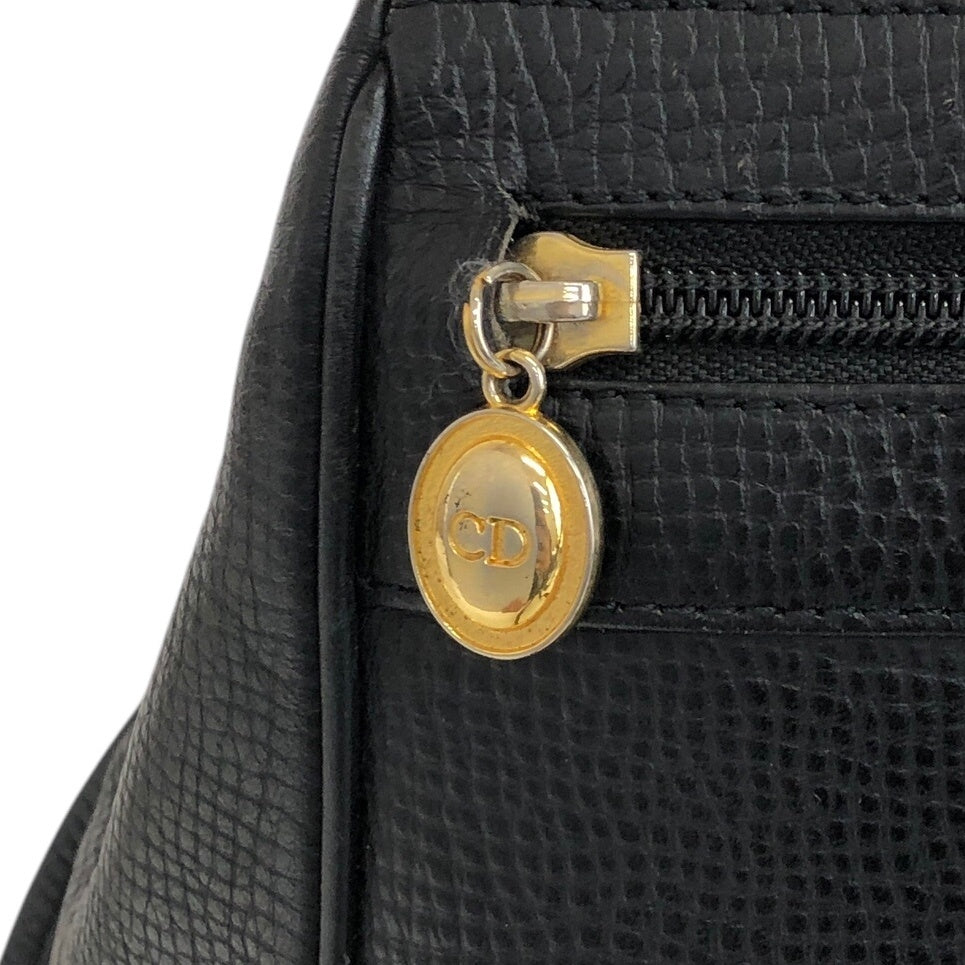 Christian Dior CD Logo Backpack Black Vintage nrnd3i