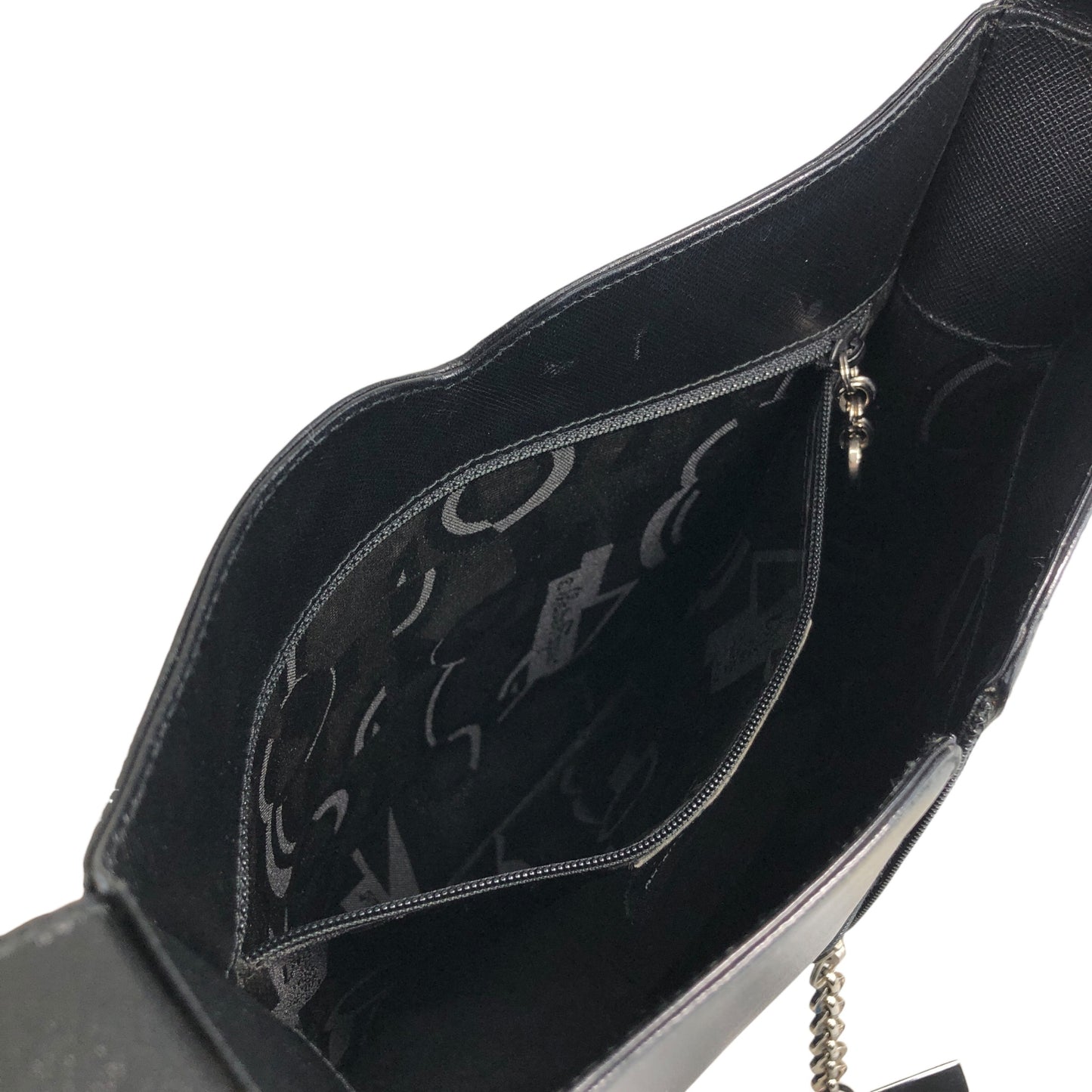Salvatore Ferragamo Gancini Shoulder bag Hobobag Black Vintage ph7xes
