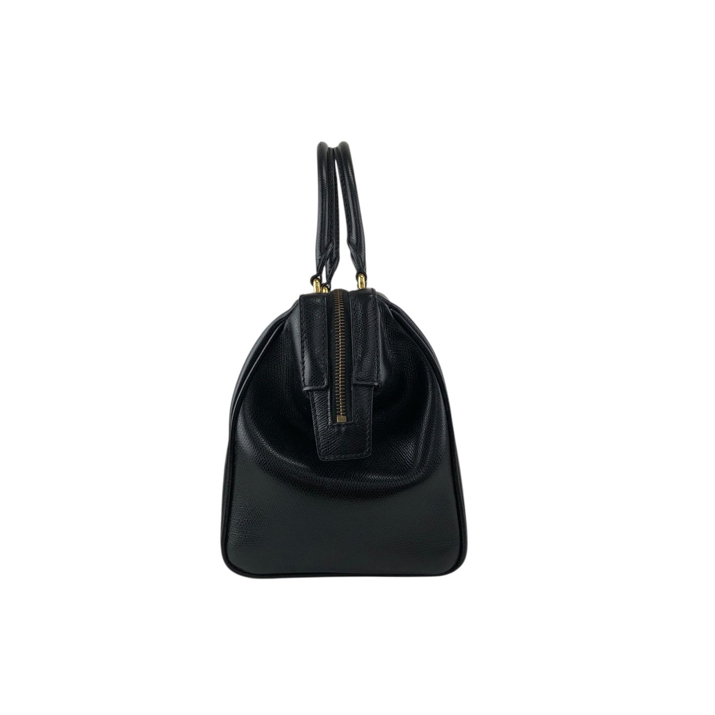 CELINE Two-way Small Boston bag Shoulder bag Black Vintage mh45yy