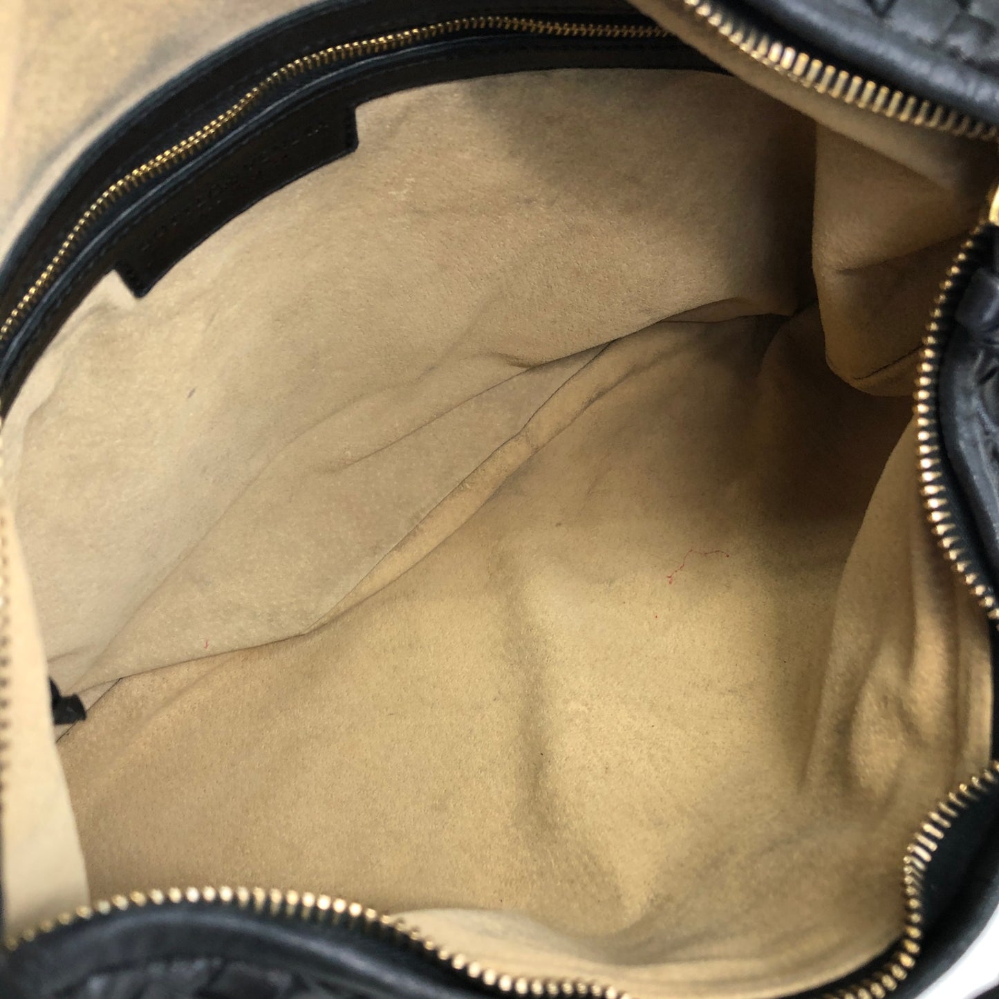 Bottega Veneta Intrecciato Shoulder bag Hobobag Black Vintage edswiz