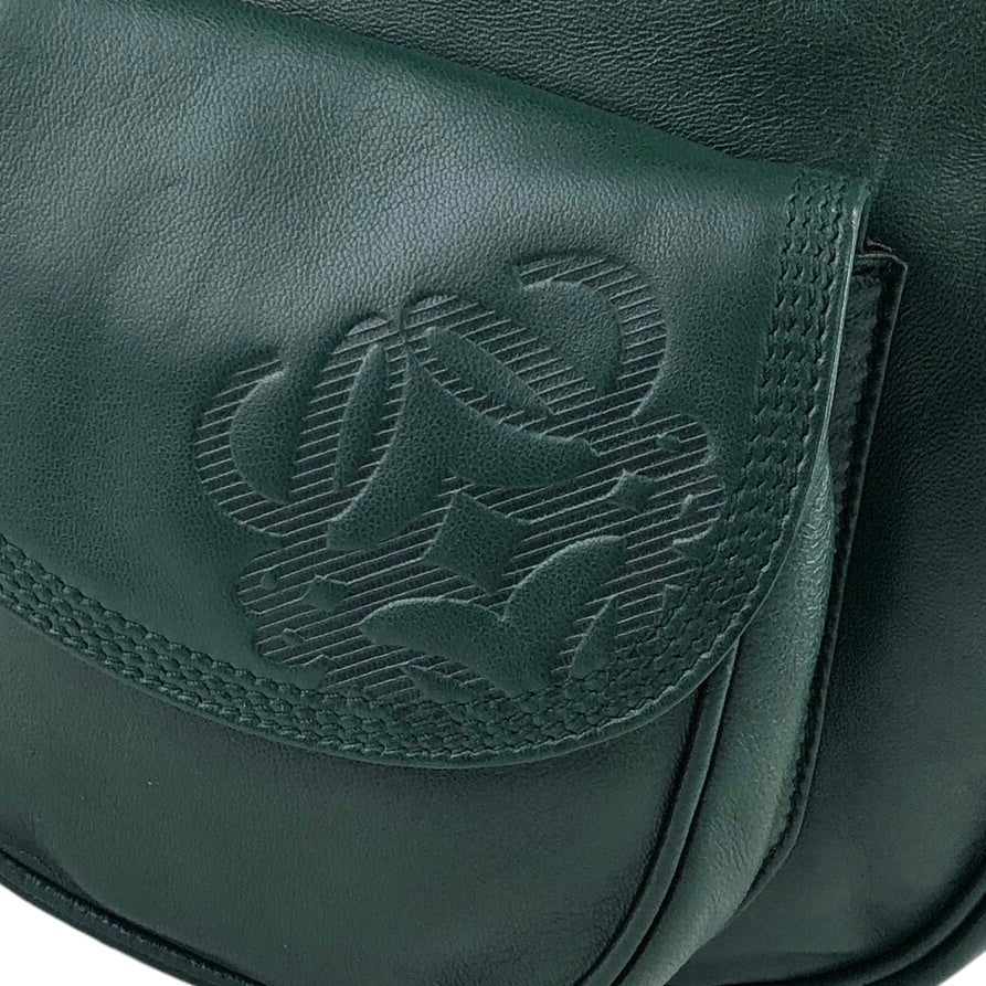 LOEWE Anagram 背包 綠色 復古 vmjtjf
