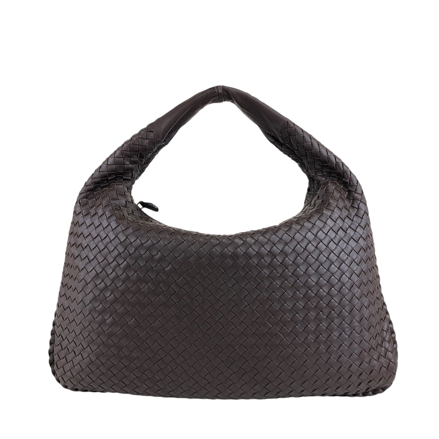 Bottega Veneta Intrecciato Shoulder bag Brown Vintage ugpenb