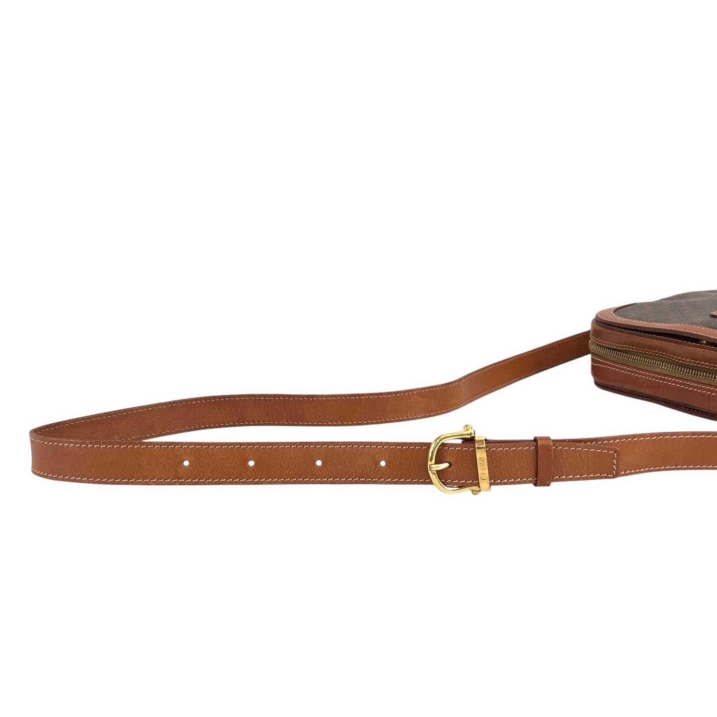CELINE Macadam Blason Shoulder bag Brown Vintage w3e78d
