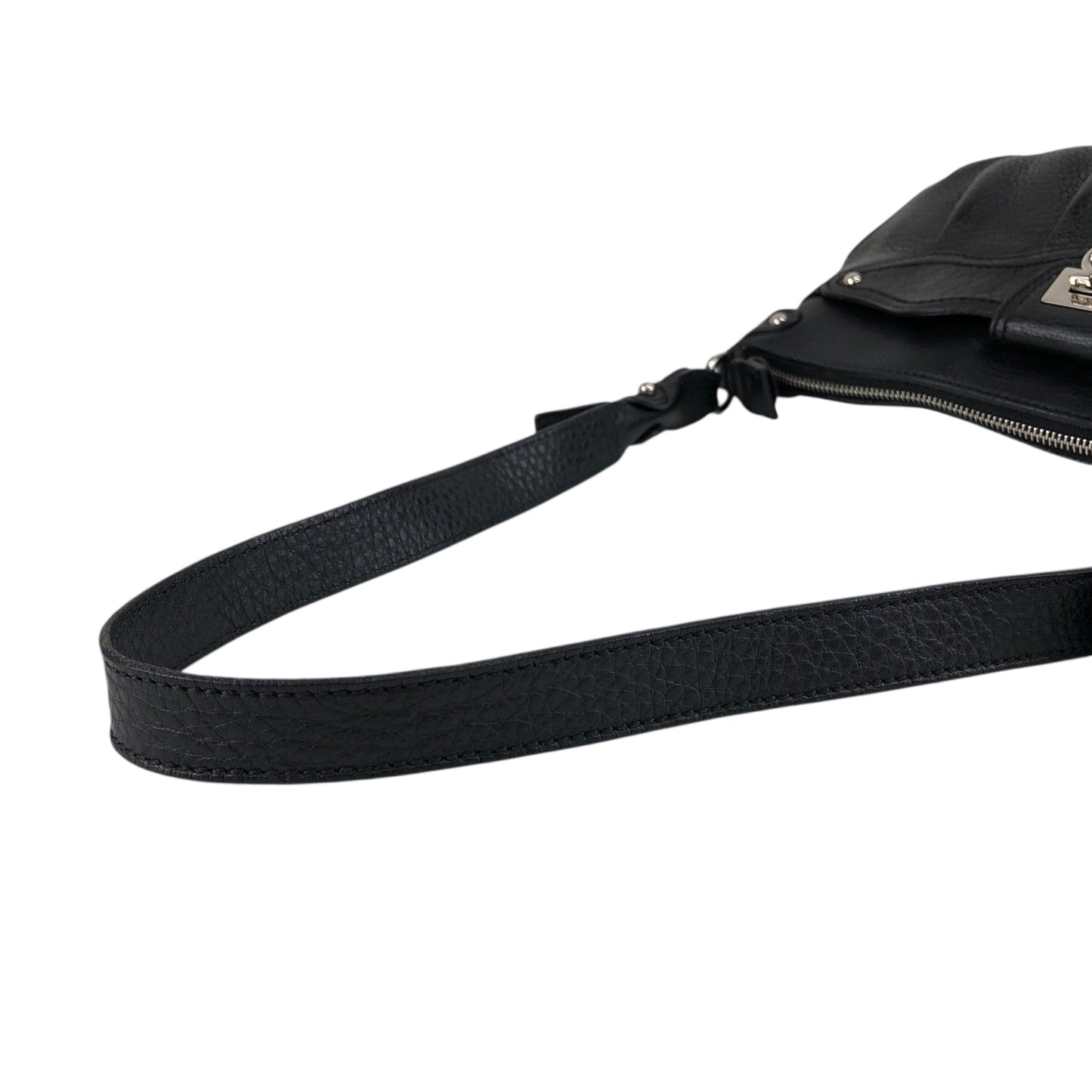 Salvatore Ferragamo Gancini Shoulder bag Black Vintage 7d7bxa