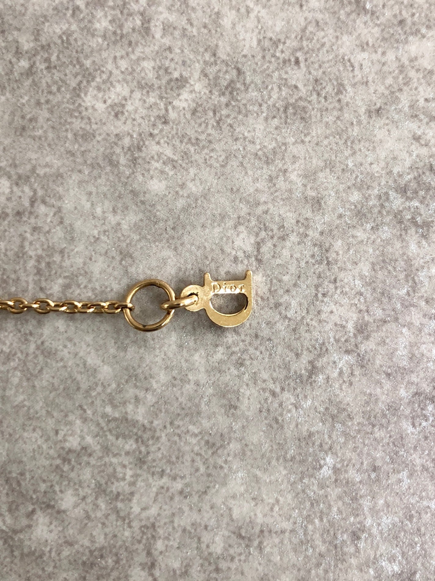 Christian Dior Ribbon Bracelet Gold Vintage y5u58d