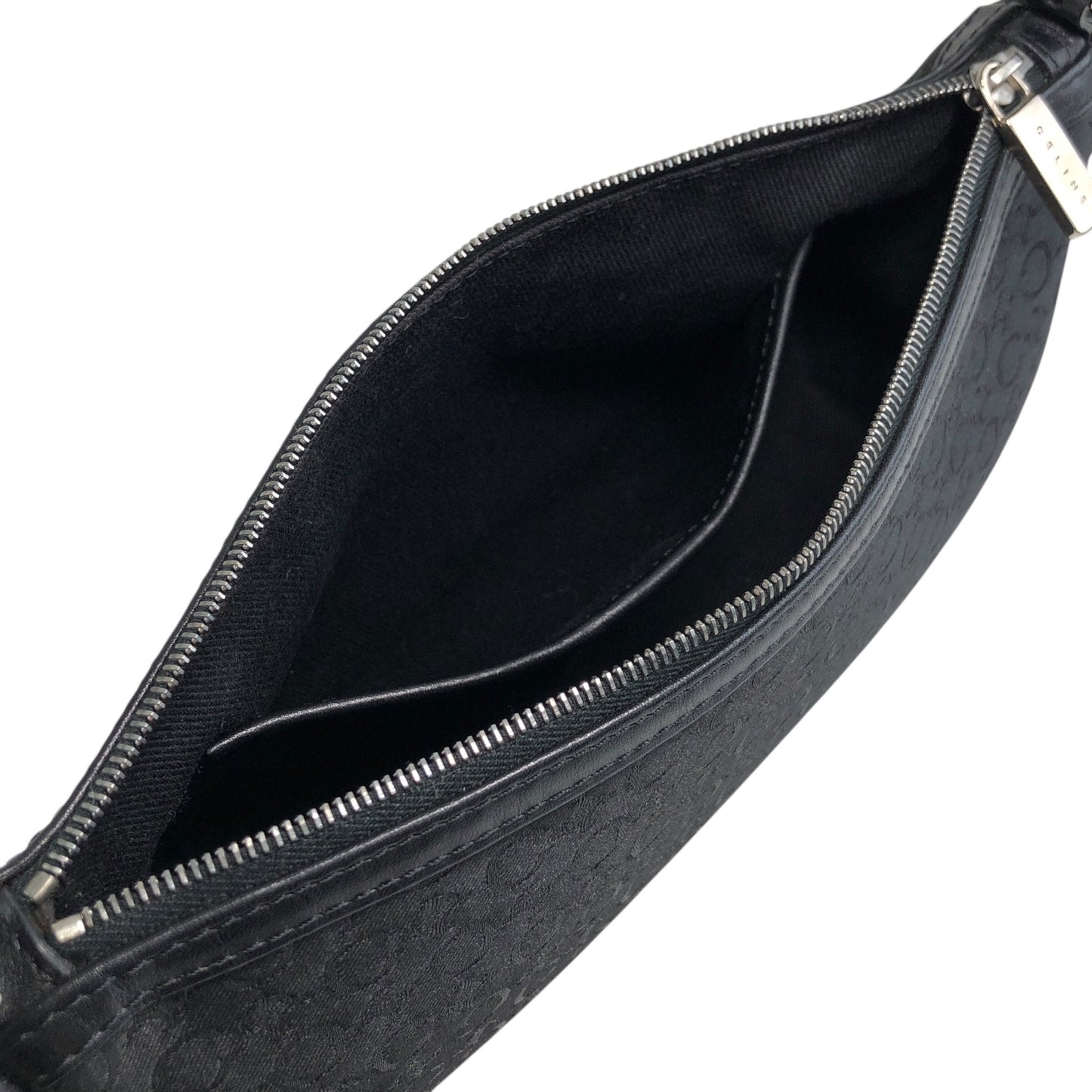 CELINE Shoulder bag Hobobag Black Vintage ygiapy