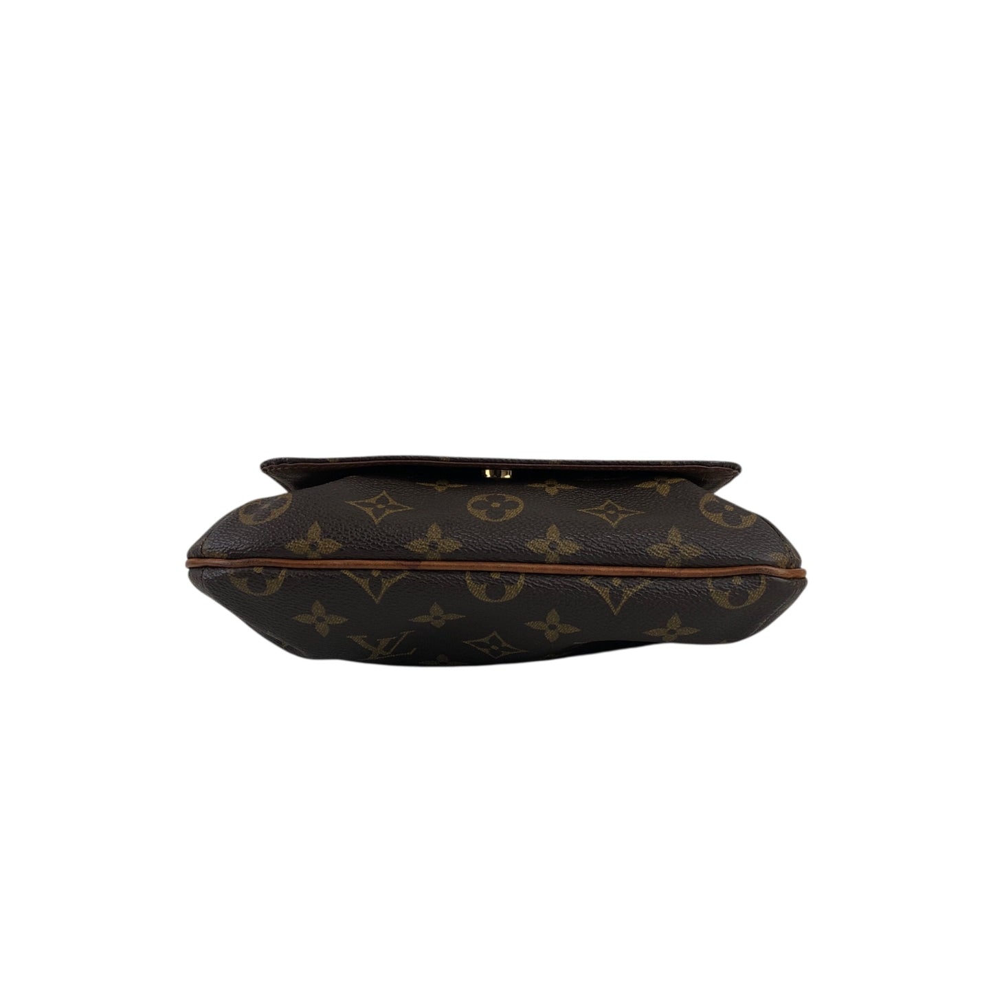 LOUIS VUITTON Monogram Shoulder bag Brown Vintage ga4vru