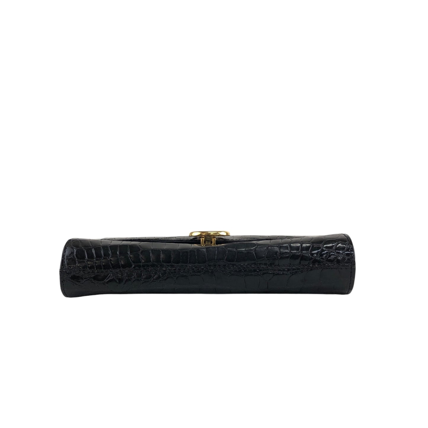 CELINE Triomphe Shoulder bag Black Vintage pedgvn