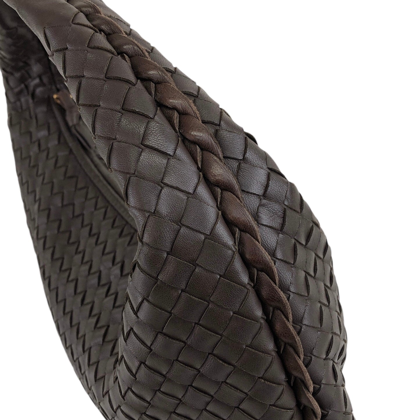 Bottega Veneta Intrecciato 單肩包 Hobobag 棕色 復古 p4gezk