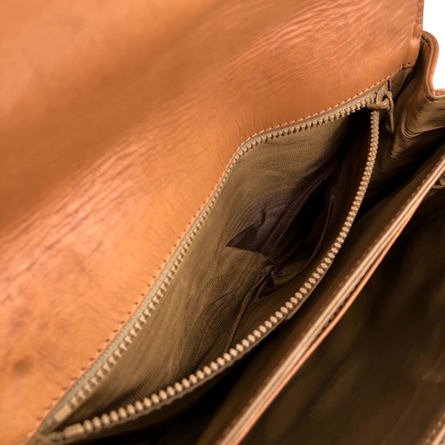 CELINE Macadam Blason Shoulder bag Brown Vintage zskyr6